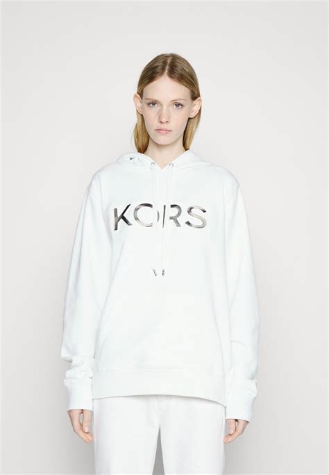 white michael kors hoodie|michael kors velour sweatsuit.